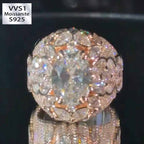 Moissanite Flower Full Diamond Rings[jewelry]