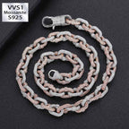 10mm Moissanite Hip Hop O-shaped Chain