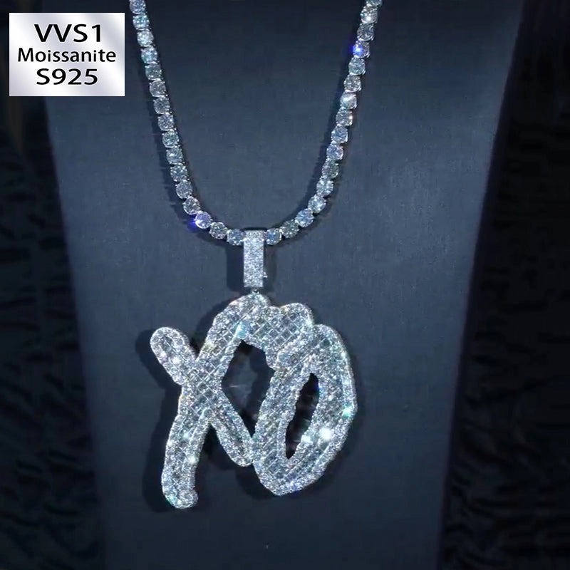 XO Designer Style Zircon Pendant