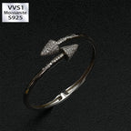 Morganite Double Arrow Personalized Delicate Bracelet