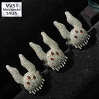 Moissanite Hip Hop Bunny Open Ring