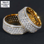 Moissanite Luxury Full of Diamond Ring