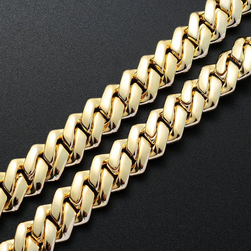 13MM Moissanite Diamond Prong Cuban Bracelets