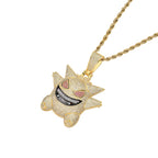 Gengar Pokemon Pendant Set, Cartoon Pokemon Spirit Jewelry
