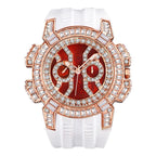 Baguette Stone Sports Watch - Sapphire Crystal, Japanese Quartz