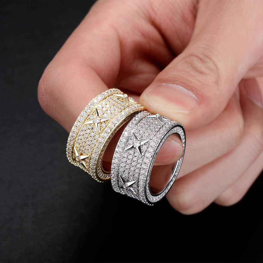 Street Style | "XXXX" Round Cut Zircon Ring