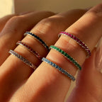 Eloise Aquamarine Sterling Silver Ring