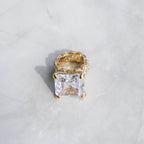 Large Square Diamond Ring