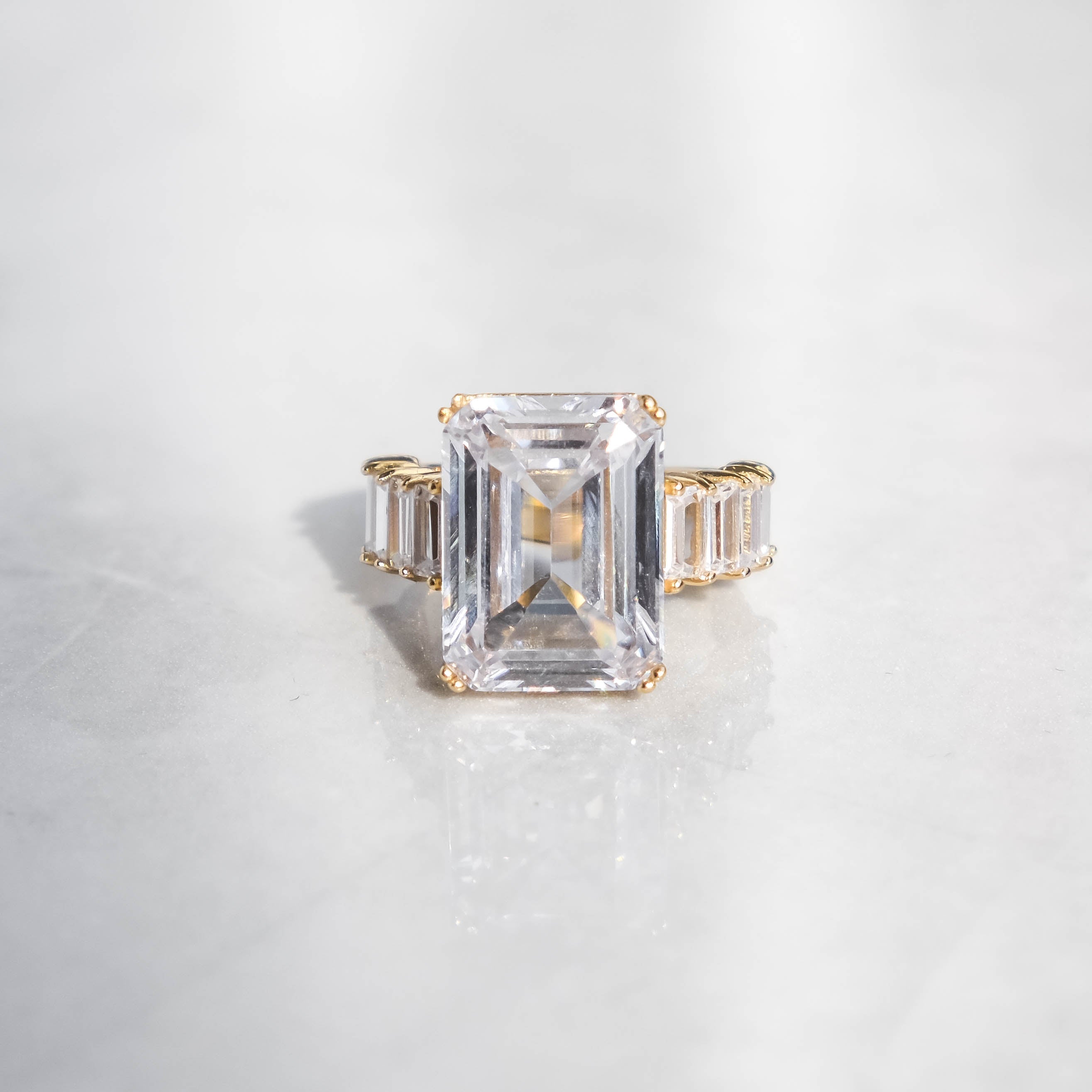 Emerald Cut Diamond Ring