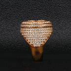 Moissanite Creative Round Ring