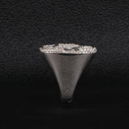 Moissanite Hip Hop Square Ring