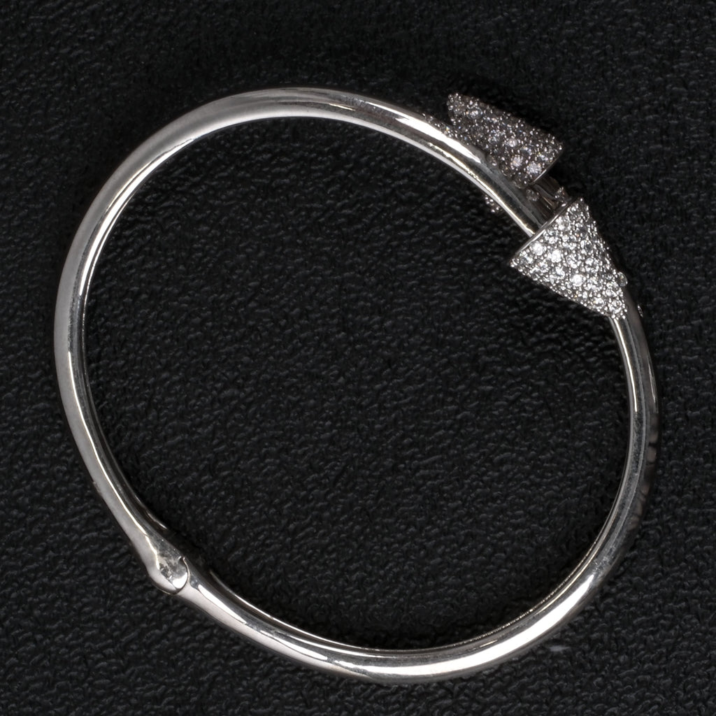 Morganite Double Arrow Personalized Delicate Bracelet