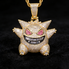 Gengar Pokemon Pendant Set, Cartoon Pokemon Spirit Jewelry