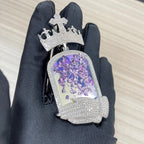 S925 Moissanite Photo Frame Pendant