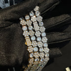 Hip Hop Moissanite Sunflower Necklace