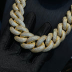 25mm Moissanite Hip-Hop Full-Diamond Cuban Chain