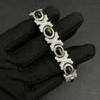 Moissanite Tiger Eye Bracelet
