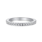 Eloise White Gem Sterling Silver Ring