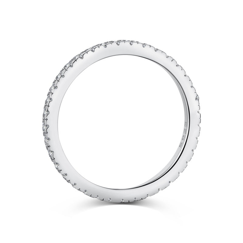 Eloise White Gem Sterling Silver Ring
