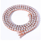 3~10mm 925 Sterling Silver Plated Tennis Chain