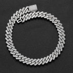 20mm Miami Moissanite Diamond Baguette Chain In Gold