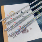 3/5mm S925 Sterling Silver VVS1 D Moissanite Tennis Chain