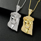 Moissanite Classic Jesus Pendant Diamond Ball Chain Set