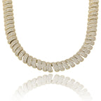 10mm Moissanite Ice Crystal Hemp Rope Chain