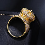 Moissanite Creative Crown Ring