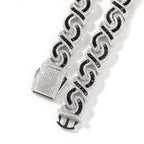 12mm Infinity Around Cuban Bracelet