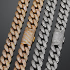 20mm Moissanite Fully Iced Miami Cuban Chain