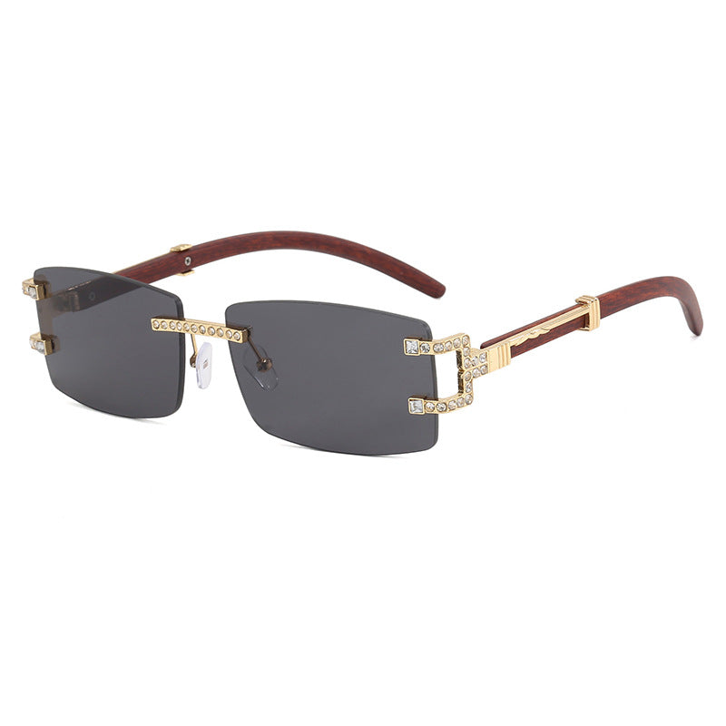 Personalized Stylish Rimless Cut Edge Glasses