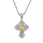 Gold Prayer Hands Pendant