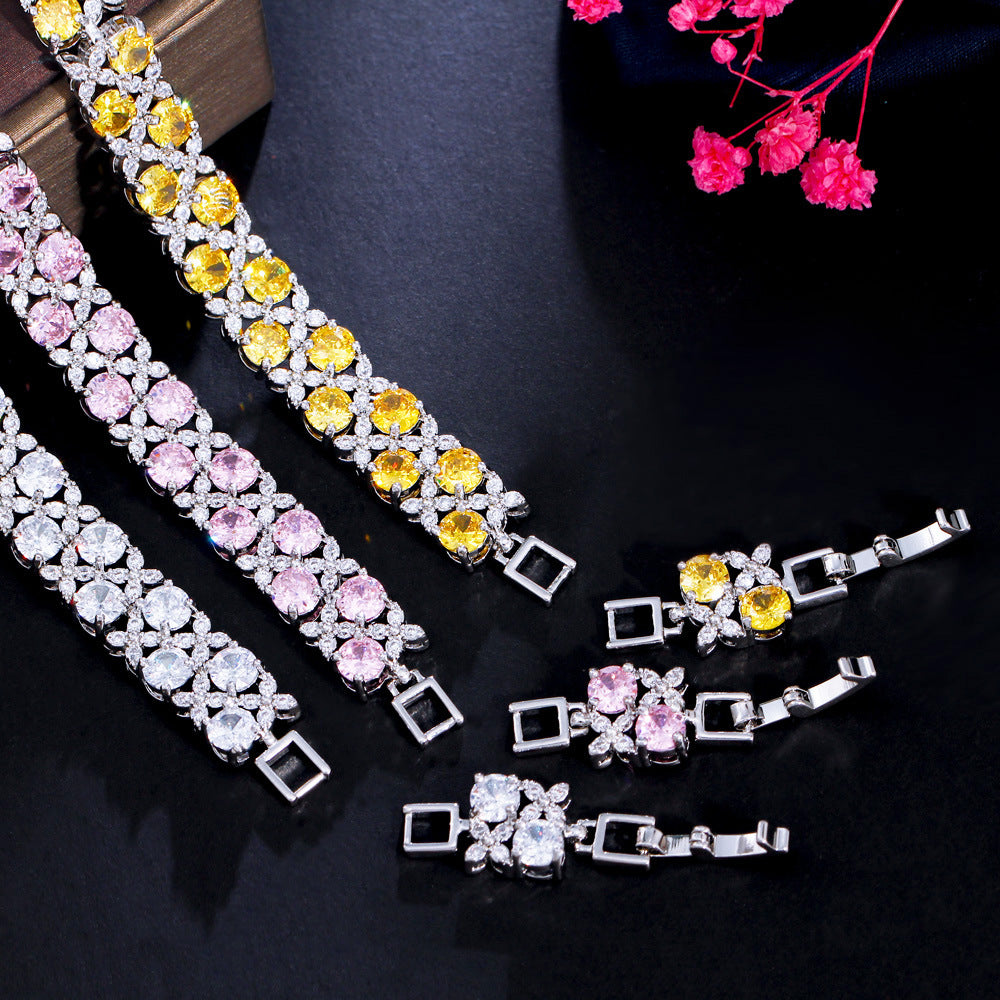 Exquisite Luxurious Moissanite Bracelet