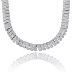 14mm Moissanite Twisted Cuban Chain
