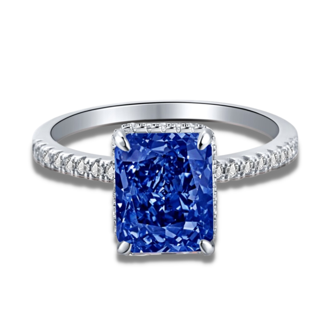 S925 Serenity Royal Blue Ring