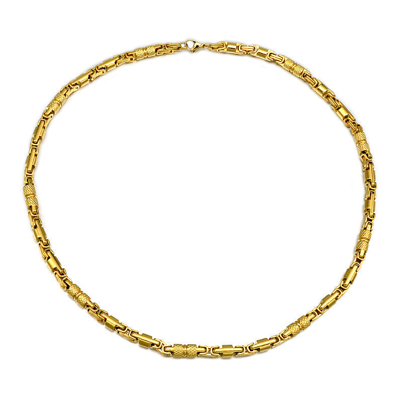 Stainless Steel Byzantine King Chain