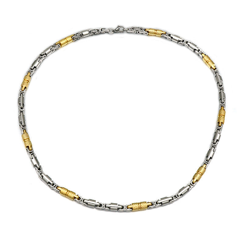 Stainless Steel Byzantine King Chain