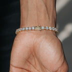 5mm Moissanite Ice Tennis Bracelet
