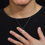 Zircon Uzi Charge Pendant Necklace