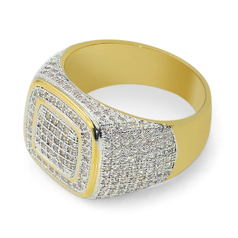 Hip Hop | Round Cut Men's Ring