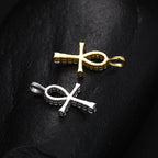 S925 Moissanite Ankh Cross Necklace
