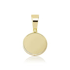 Ice Circle Cut Compass Compass Moissanite Pendant