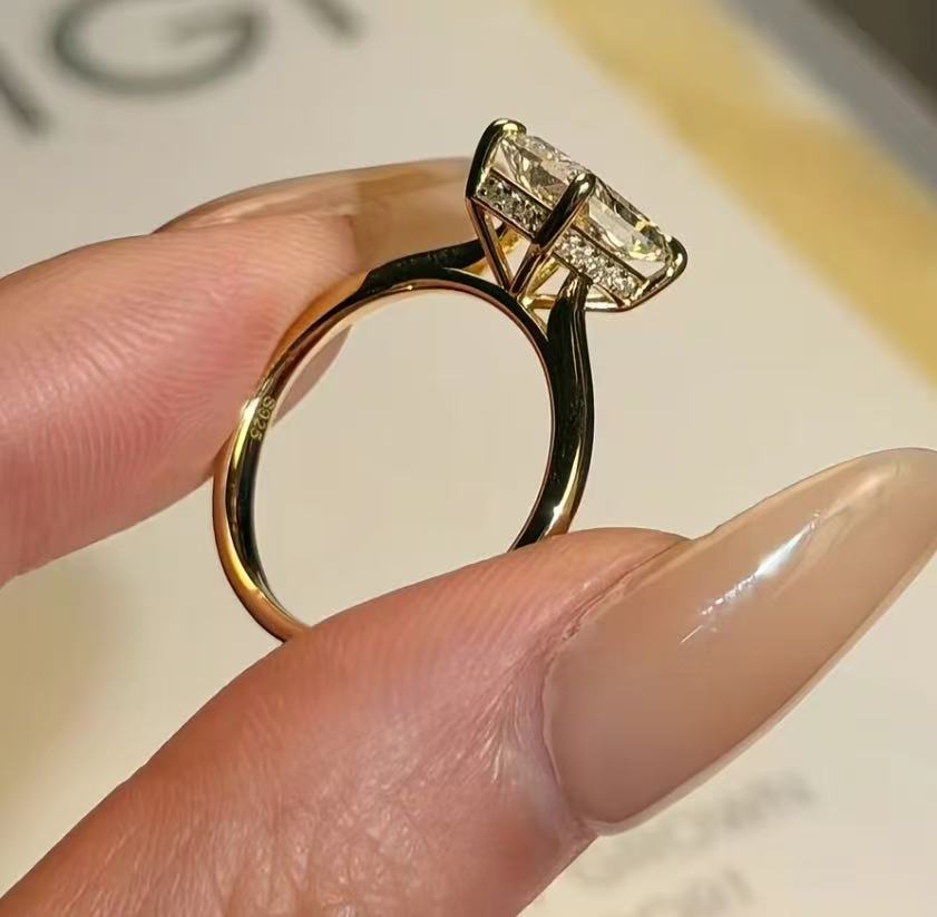 Radiant Cut, 2ct, 14K, Size: 7 （Deposit Required）1236