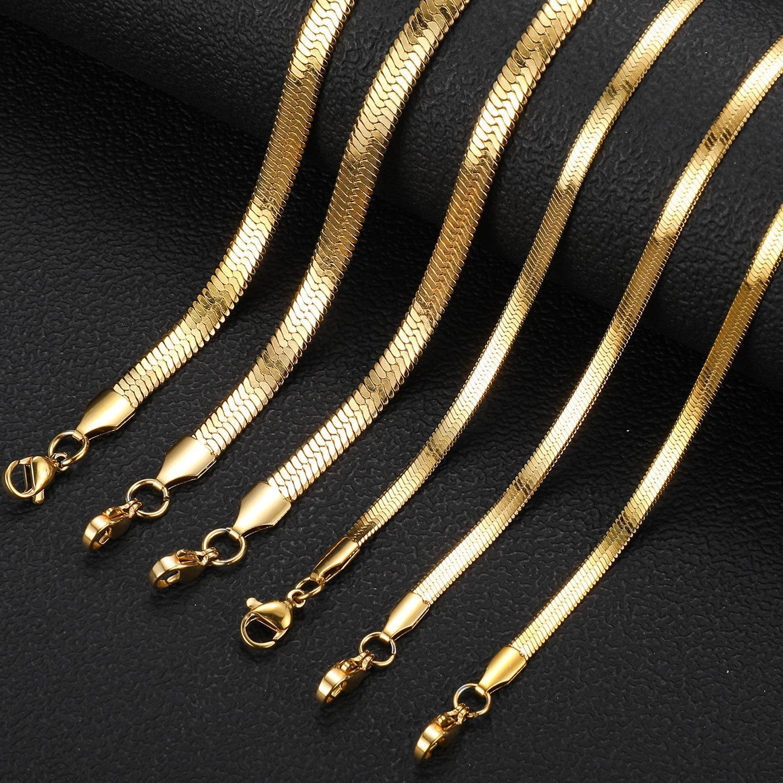 3mm-5mm snake bone blade chain