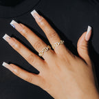 Baguette Mariner Ring 18k Gold
