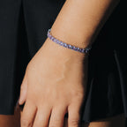 5mm Purple Tennis Bracelet