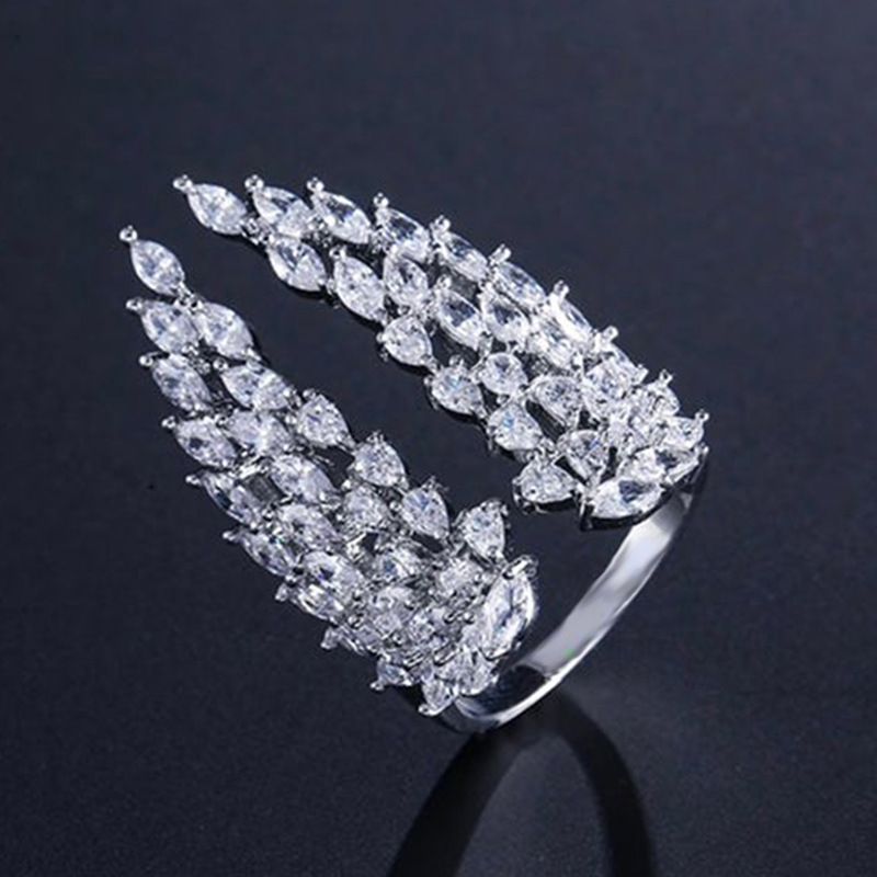 Iced Wings Adjustable Ring