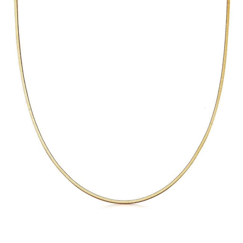 2.5mmSquare Snake Necklace
