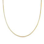 2.5mmSquare Snake Necklace